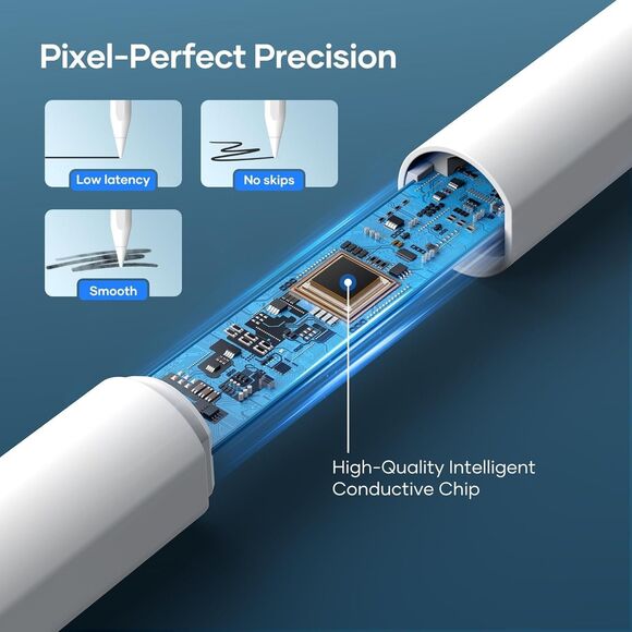 Stylus Pen for iPad 9th&10th Generation 5 Mins Ultra Fast Charging Active Pencil - Picture 4 of 11